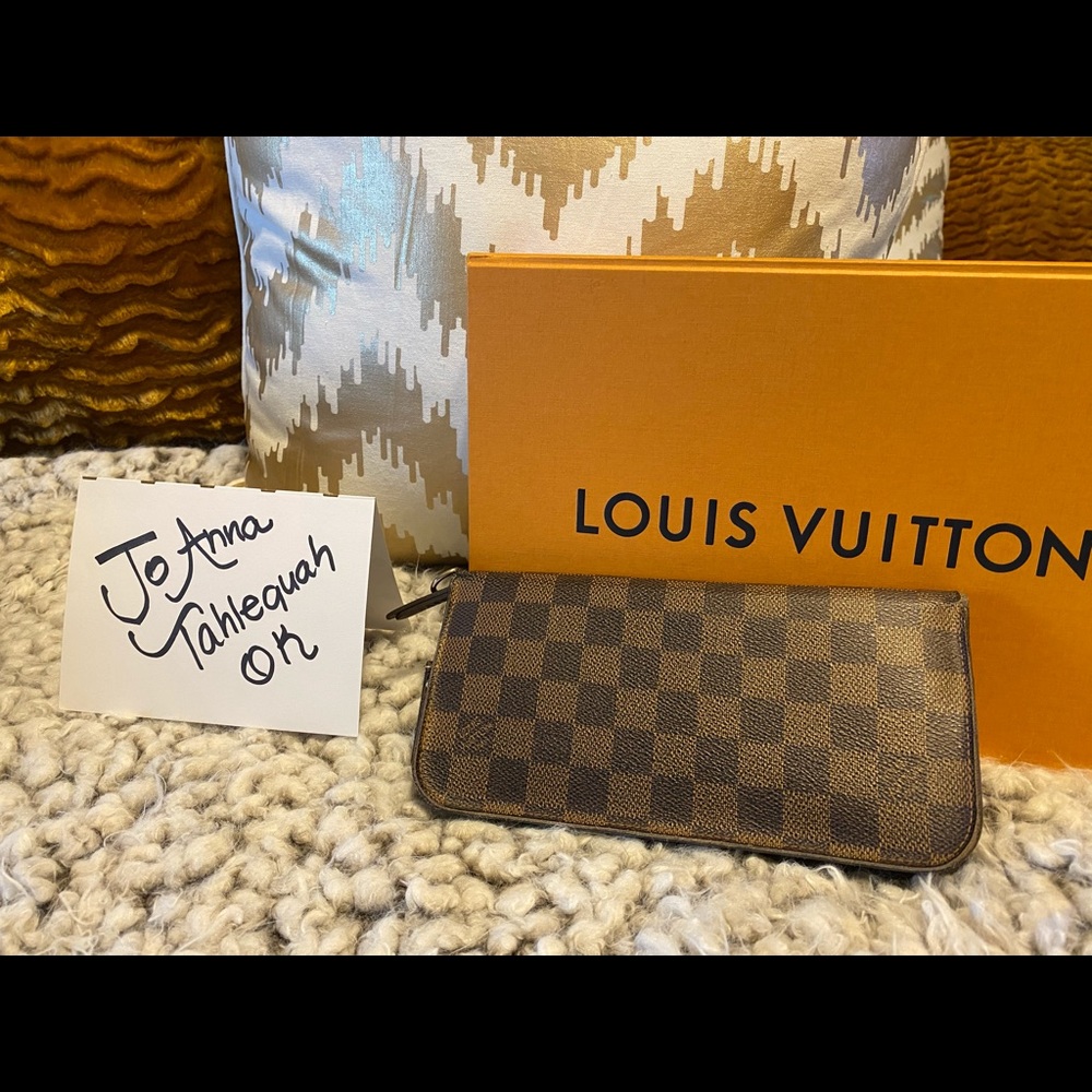LV Damier Ebene Insolite Zippy Wallet//Clutch